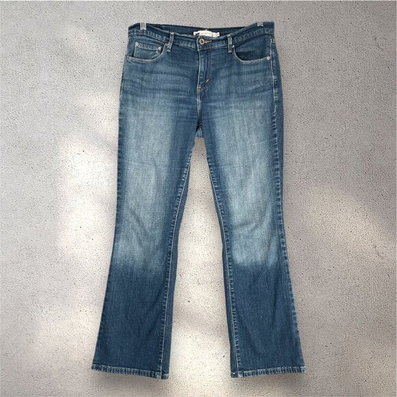 Levi's Denim - Levi's 515 Bootcut Jeans Women's 8 W30 L27 Blue Denim Flared Coastal Cowgirl Y2K